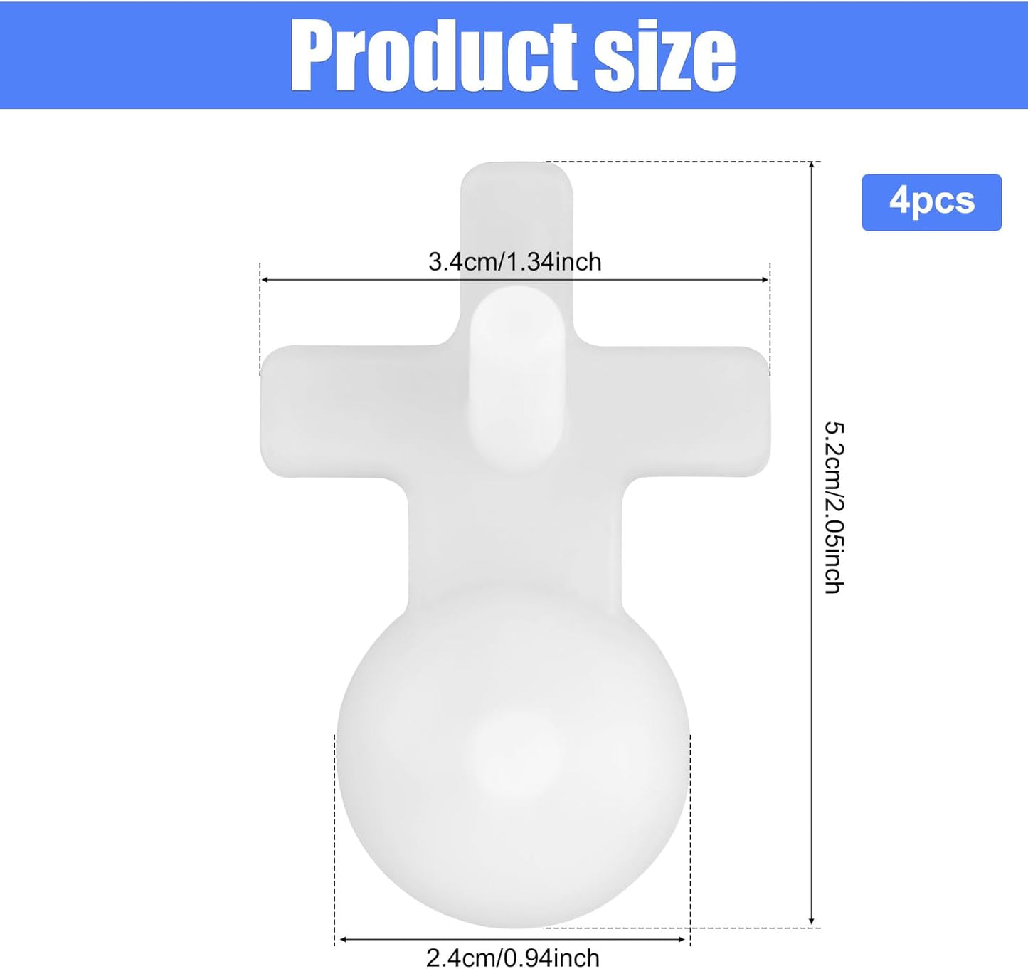 4pcs Replacement Leak Stopper for Thermos Funtainer 16 Oz Stainless Steel Vacuum Insulated Bottle, Spill Stopper Water Bottle Lid Seal Plug Replacement Parts Accessories for Thermos Funtainer