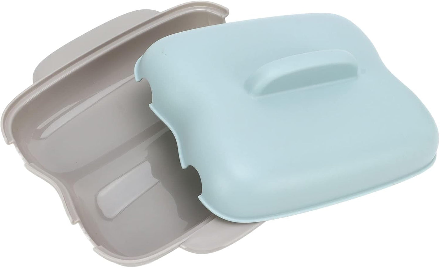 Microwave Corn Cooker, Microwave Corn Steamer Airtight Lid Steams Food Grade PP No BPA Microwavable Portable for Delicious Dorm Small Kitchen(Blue)