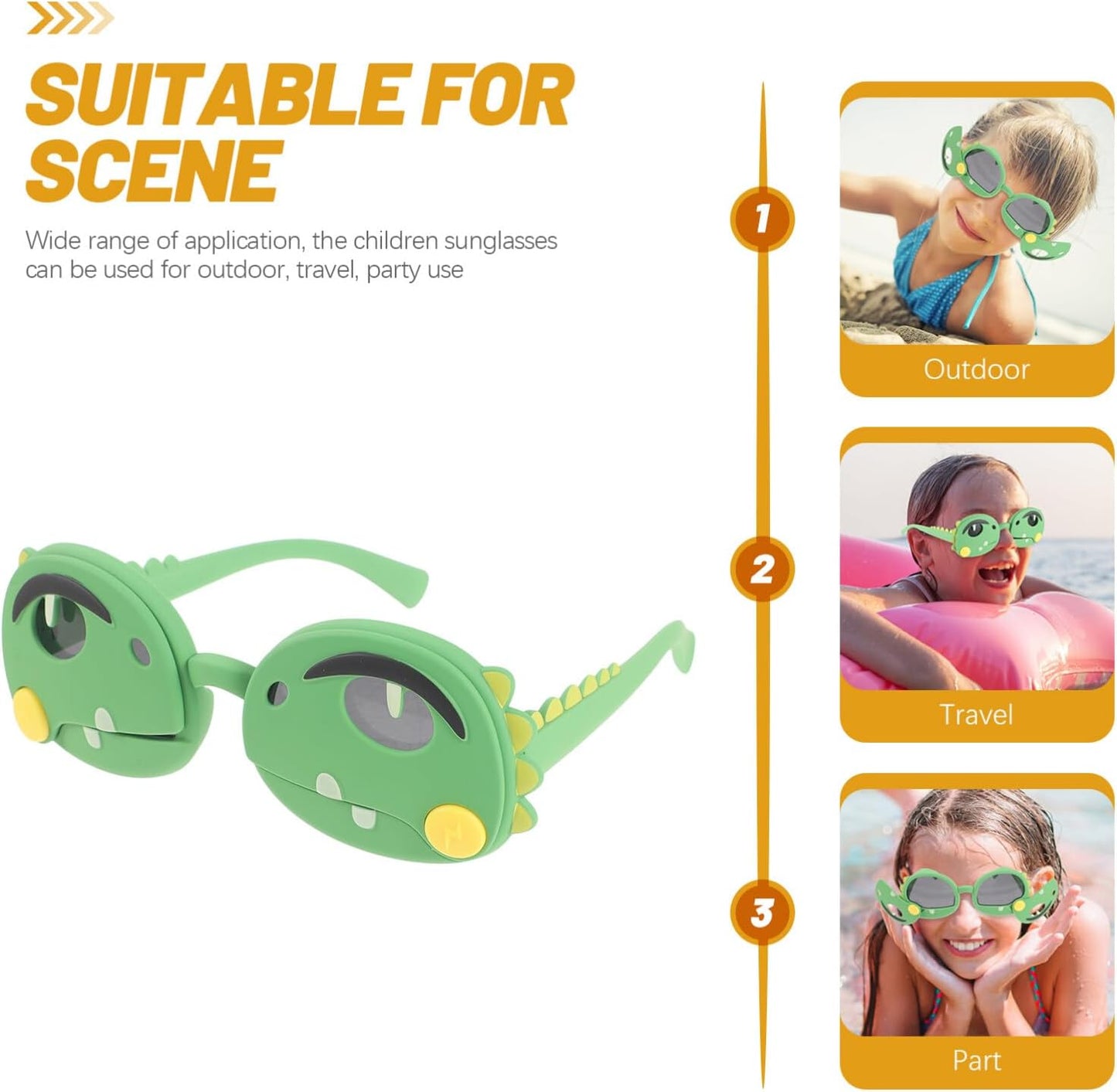 Polarized Sunglass Polarized Sunglass Cute Sunglass Dinosaur Sunglass