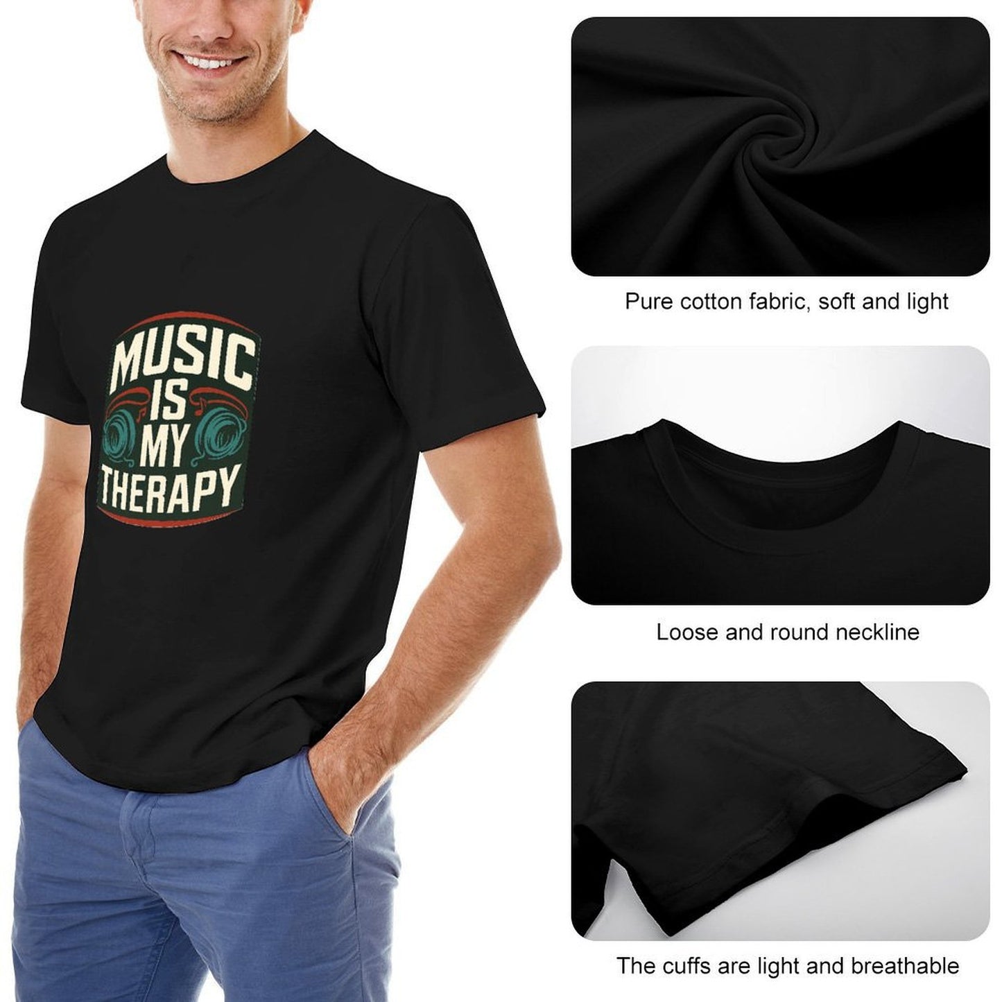 ,Men's Cotton Short-sleeved T-shirt, Breathable Loose-fitting Casual Summer Top, Suitable for Outdoor Activities and Daily Comfortable Wear,Men's T-shirt100%cottonz9og51d7x3fu