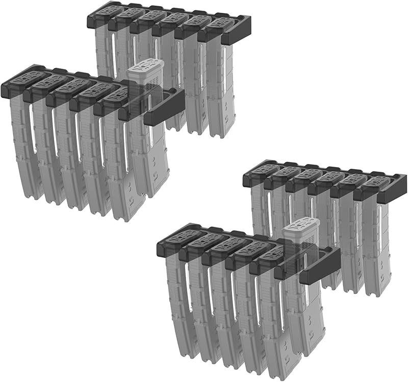 PMAG Wall Mount,AR Mag Holder, Mag Storage Rack for Amend 2, Hexmags, MFTmags,Magazine Display for PMAG 30 Round 5.56 223