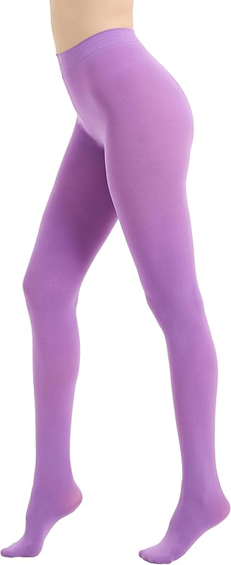 80D Semi Opaque Tights for Women Stretchable High Waist Womens Stockings Soft Pantyhose with 20+ Colors - TrendyLookz
