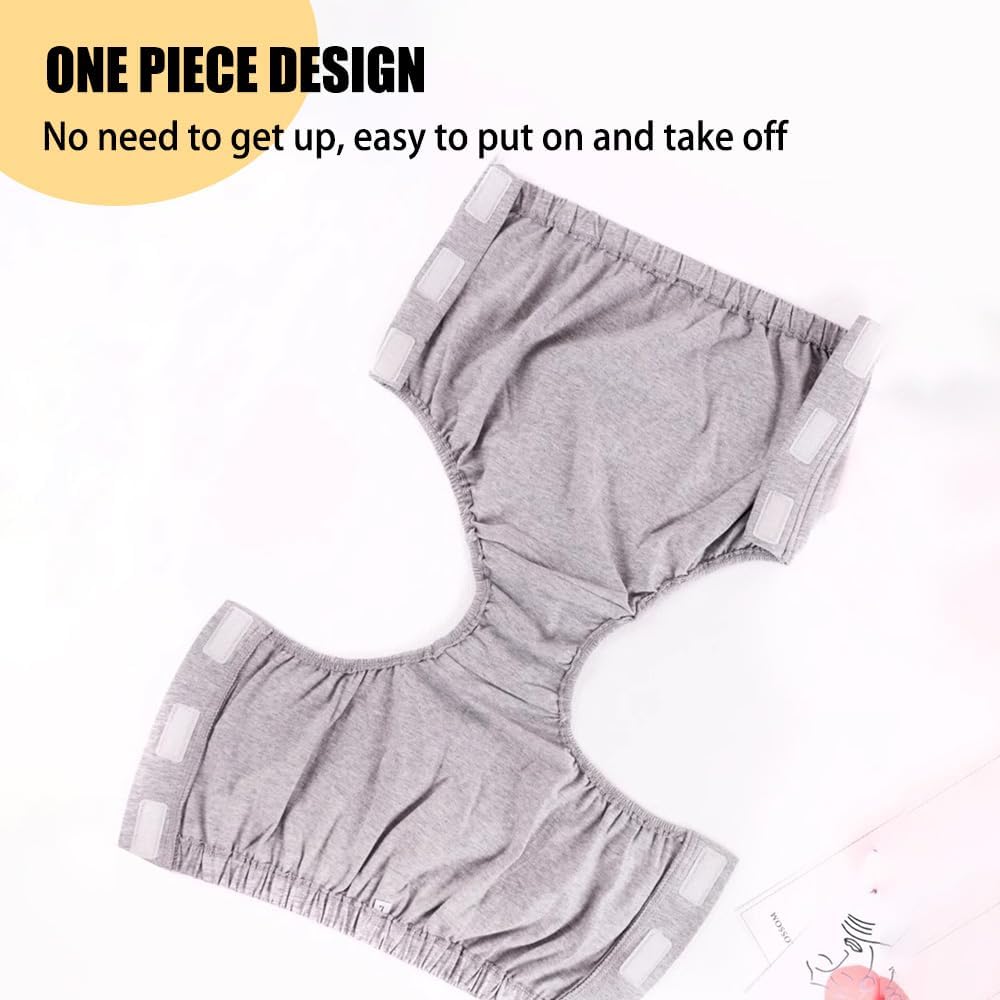 3 Pack Cotton Post Surgery Underwear for Women, Adaptive Underwear, Tear Away Underwear, Reusable Incontinence Underpants