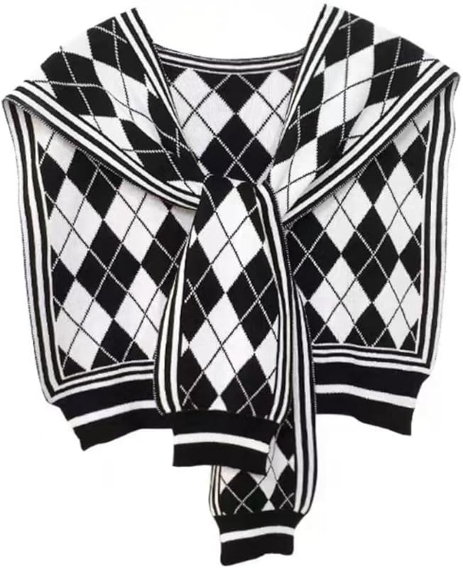 Sweater Shawl Wraps for Women Sweater Knitted Knotted Shawls Travel Casual Scarf Cape Shoulder Tops Fashion Wrap