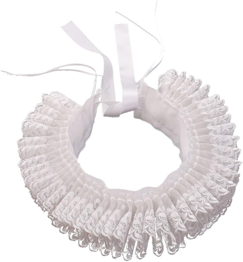 GRACEART Renaissance Elizabethan Ruff Collar Neck Ruffle