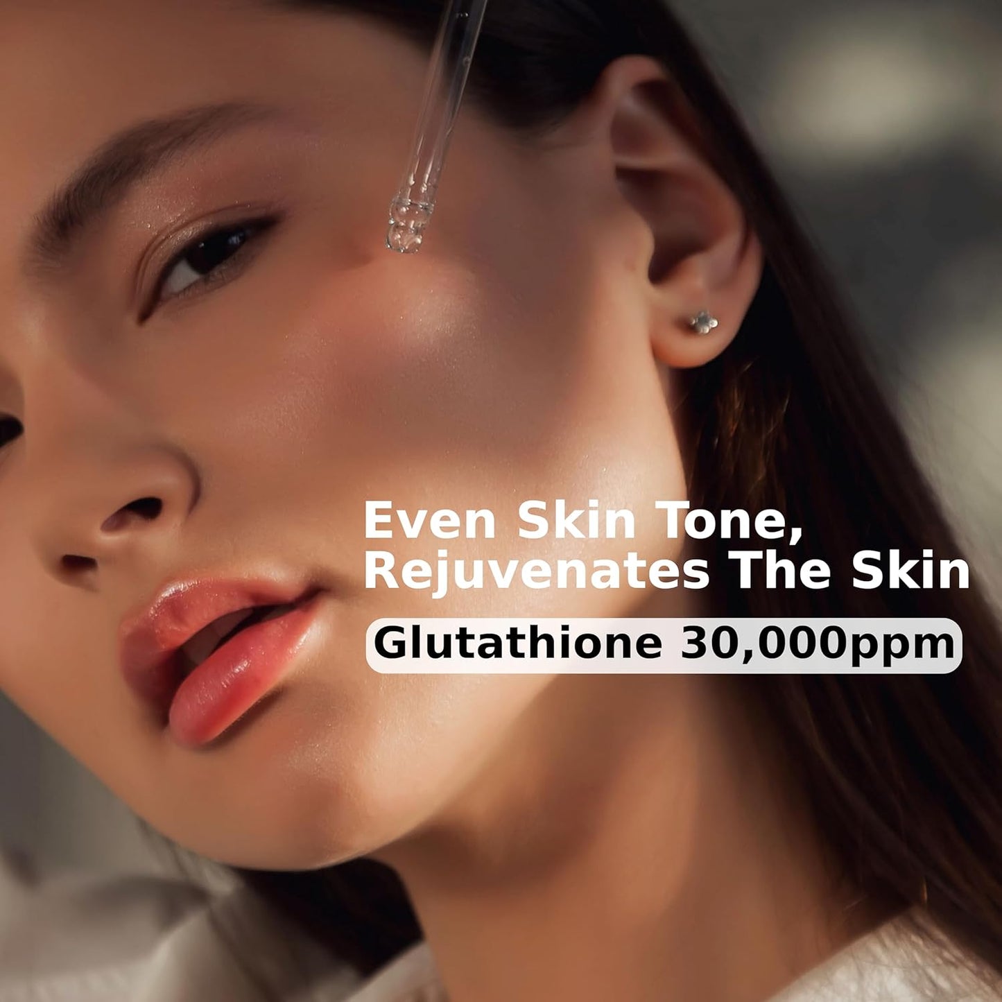 Pure Glutathione Glow Serum 30,000 ppm for Dark Spots & Uneven Tone – Radiance-Boosting Formula with Niacinamide, 5x Hyaluronic Acid & Ceramide – Smooth, Luminous for Sensitive Skin Korean Skincare