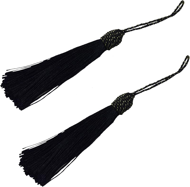 Makhry 20pcs 15.5cm/6 Inch Silky Floss Bookmark Tassels with 2-Inch Cord Loop and Small Chinese Knot for Jewelry Making, Souvenir, Bookmarks, DIY Craft Accessory (Peach Pink)
