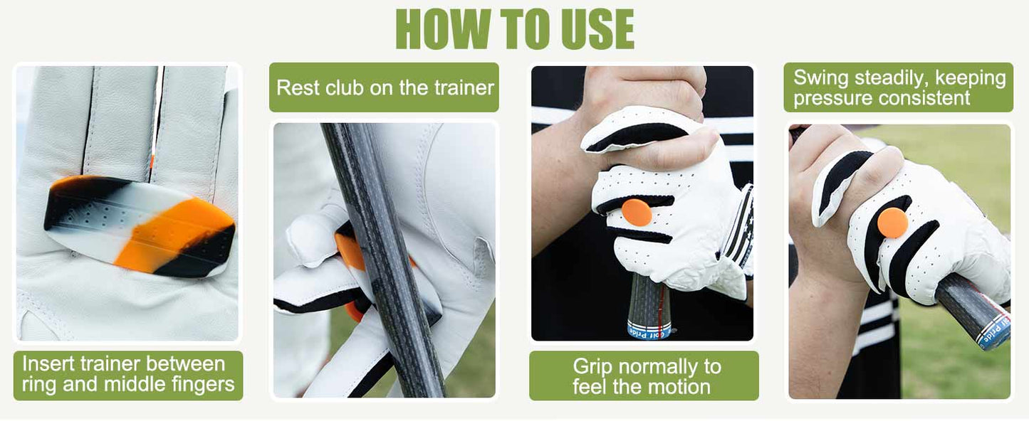 Golf Swing Trainer T Grip Aid, Golf Training Aid Correct Posture Club Swing Grip Pad, Golf Training Accessories - Golfer Beginner Accessories Tee Trainer