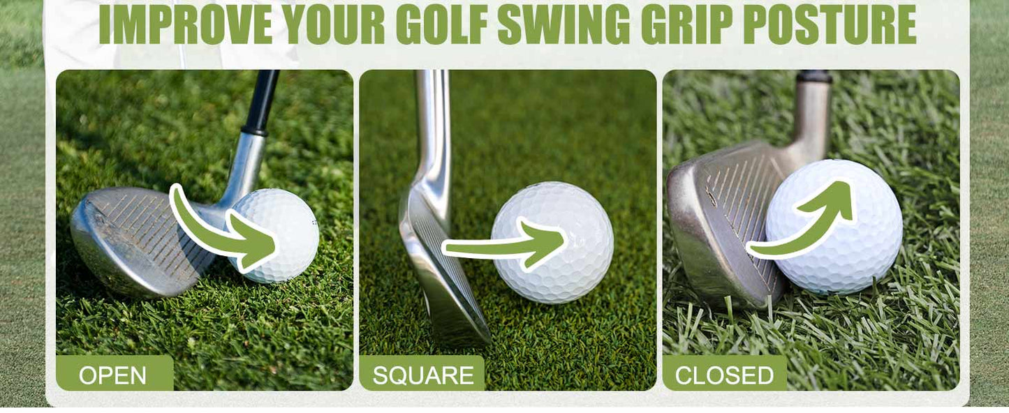 Golf Swing Trainer T Grip Aid, Golf Training Aid Correct Posture Club Swing Grip Pad, Golf Training Accessories - Golfer Beginner Accessories Tee Trainer