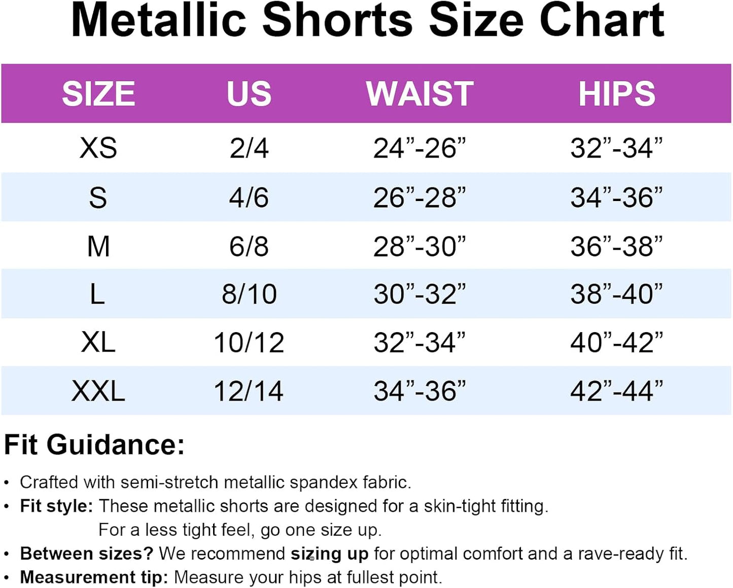 Vinaderhom Women's Metallic Booty Shorts Shiny High Waisted Rave Bottoms for Dance Festival