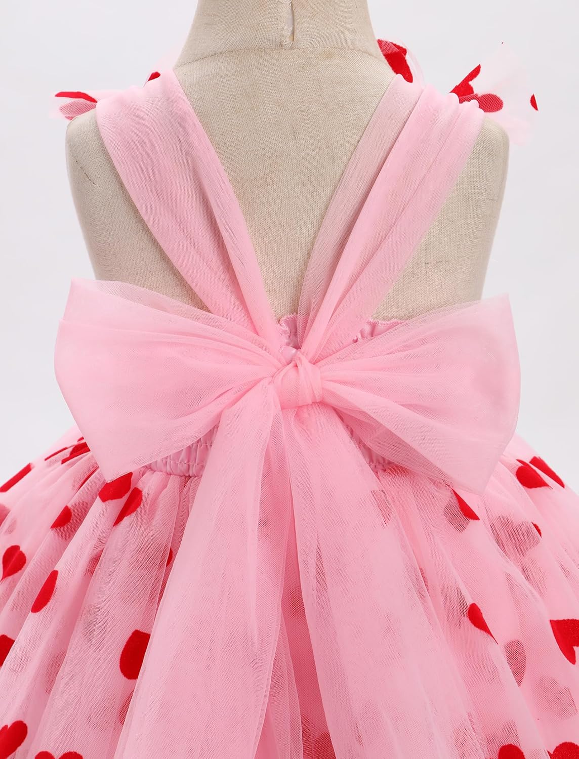 IMEKIS Toddler Girls Butterfly Birthday Dress Rainbow Tulle Formal Wedding Party Ruffle Tutu Dresses Photo Shoot