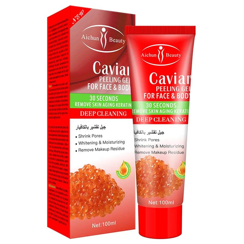 AICHUN BEAUTY Peeling Gel Face Body Removes Skin Aging Keratine Deep Cleaning Moisturizing Refresh Skin Smooth (ARABIC COFFEE PEELING GEL)