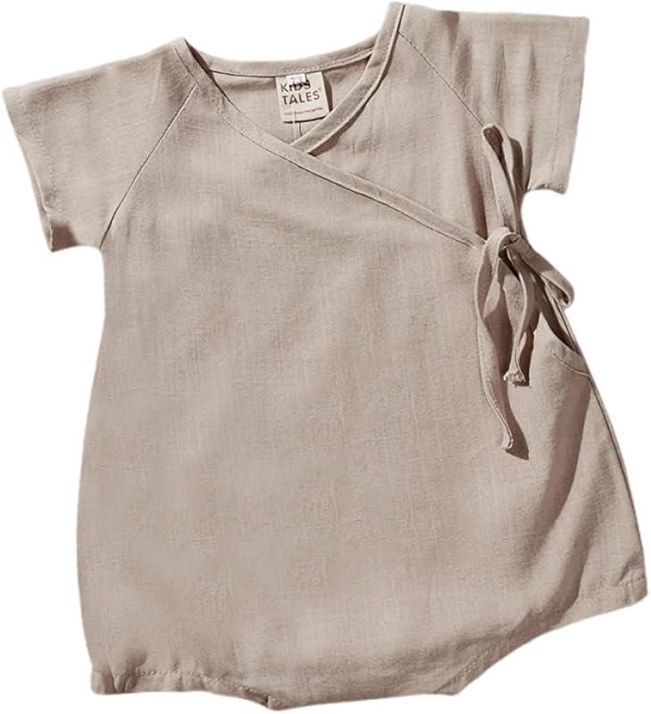 Unisex Baby Toddler Bodysuit Short Sleeve Romper T-Shirt Onesie Neutral Clothes