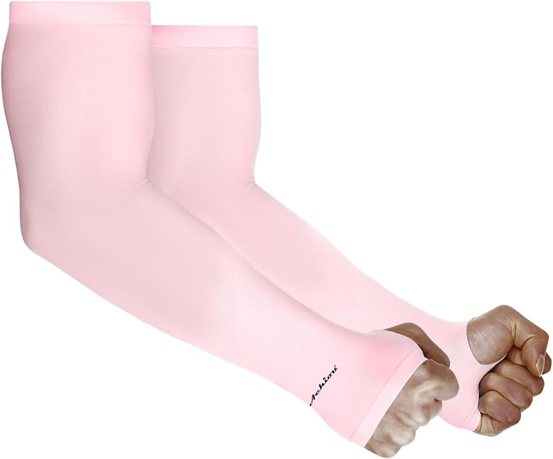 Achiou Arm Sun Sleeves Compression UV Protection Cooling for Men Women Summer Sunblock Basketball Football, Cover Arms Tattoo