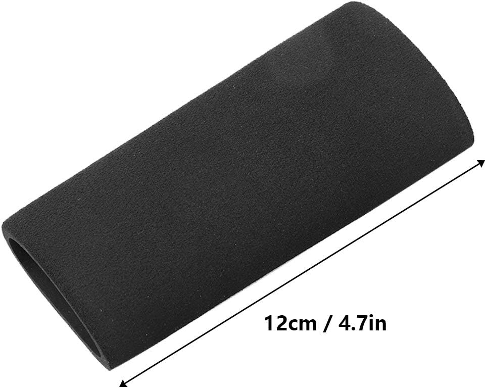 Motorcycle Handle Cover, 2pcs Motorcycle Non-Slip Anti Vibration Soft Foam Handlebar Grip Cover, Black