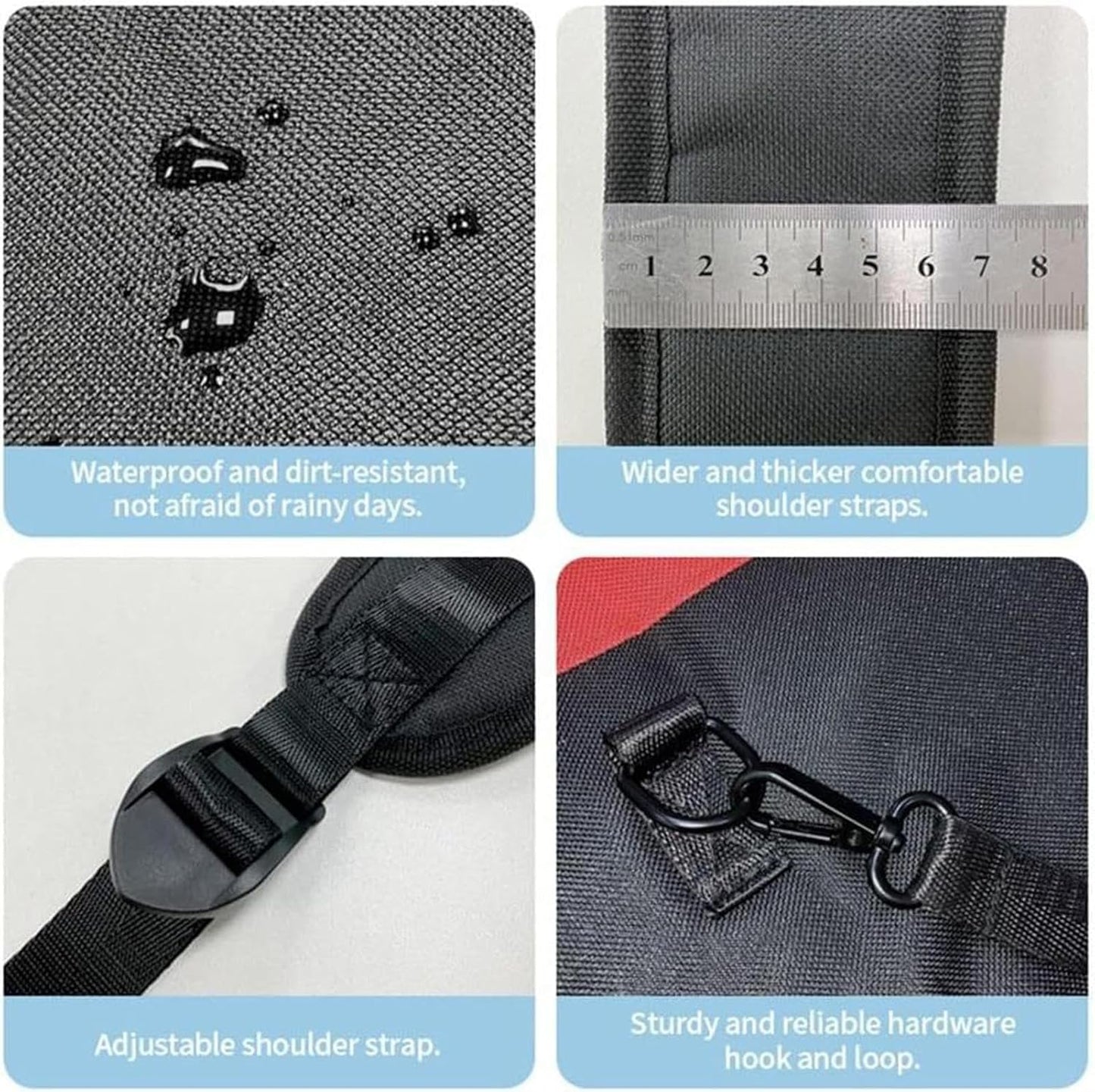 Sac à Dos de randonnée pour Chien, Sangle de Transport Horizontale réglable et Portable pour Chien, vêtements et Accessoires multifonctionnels pour Voyage, randonnée, vélo, Urgence, Sport, extérieur