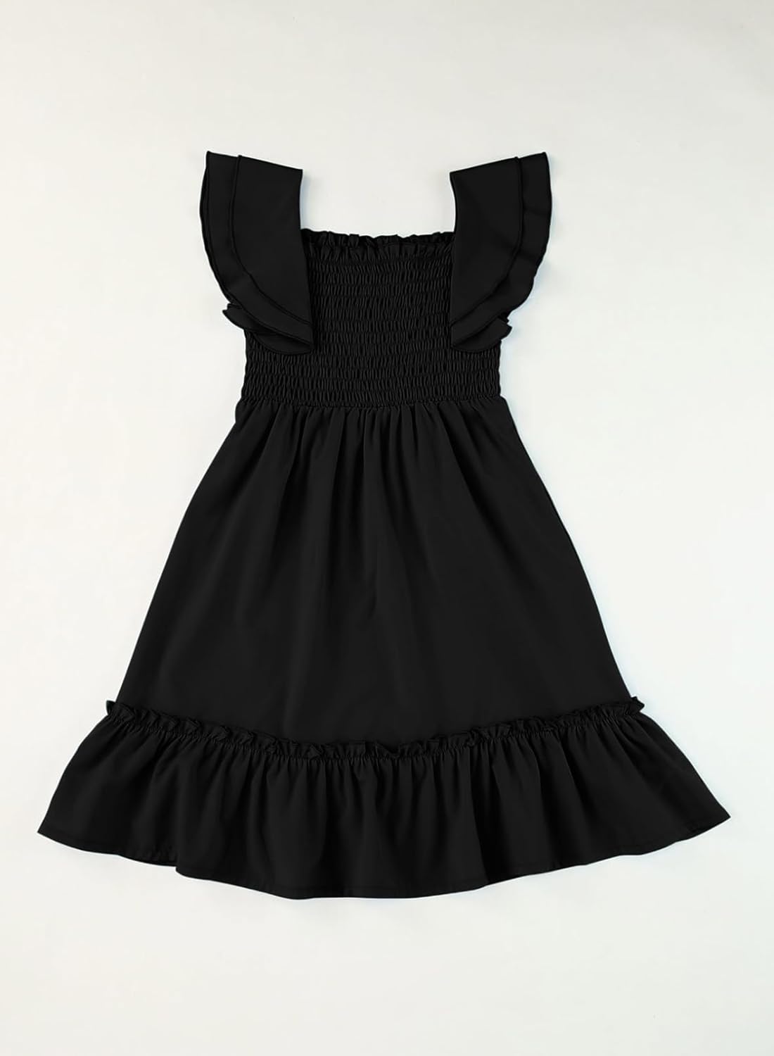 blibean Tween Girls Elegant Ruffle Sleeve Dresses Size 6-15 Years