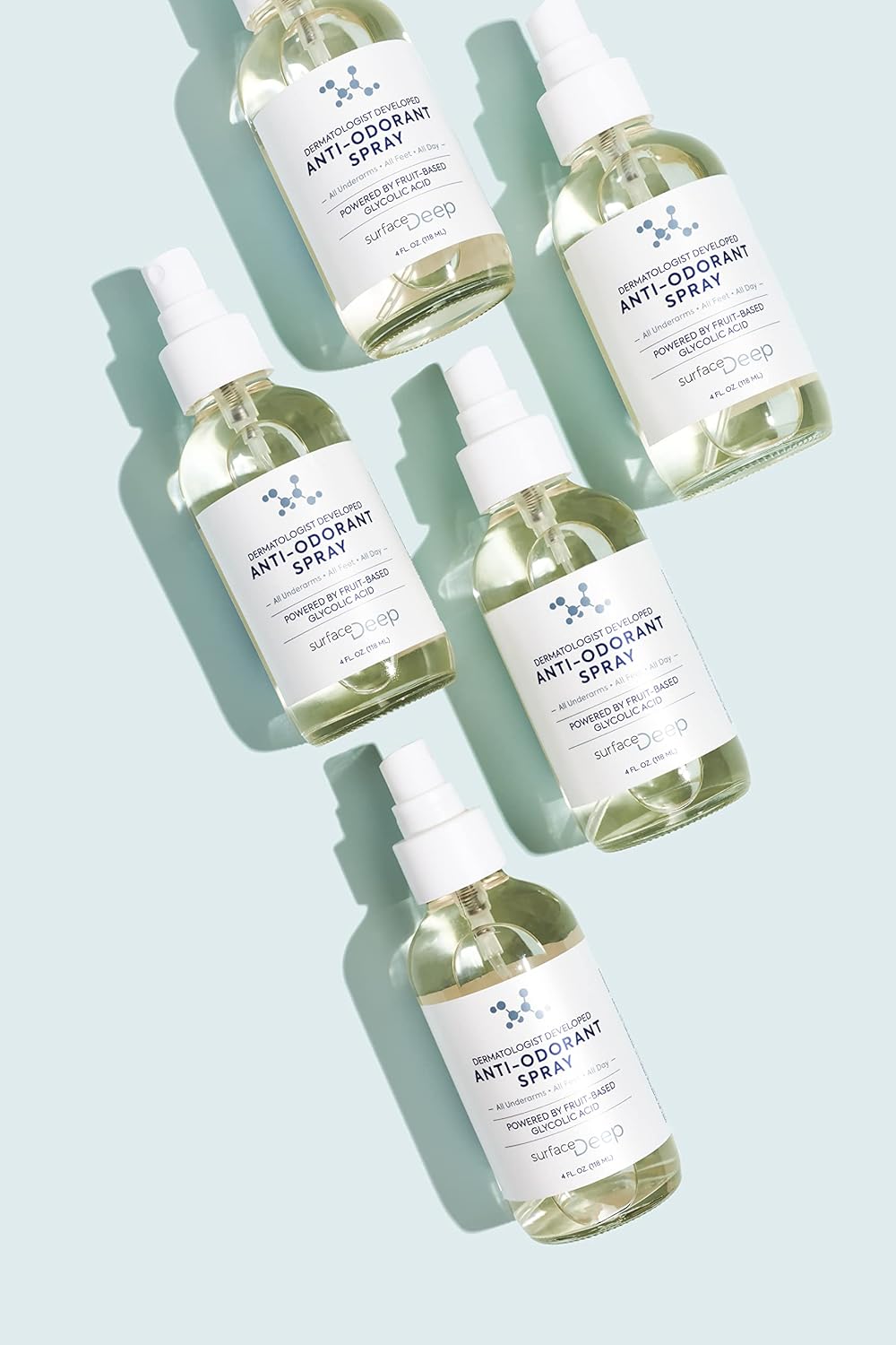 Natural Deodorant Spray for Men/Women - Anti-Odorant, Aluminum Free, Vegan, Cruelty Free - Dermatologist Developed