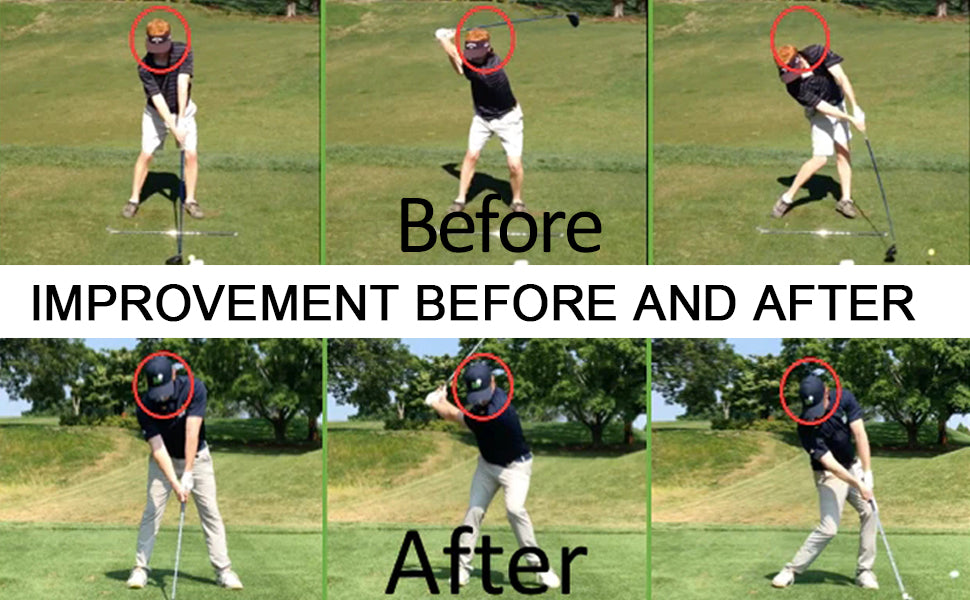 Golf Swing Trainer Head Stability and Consistency in Swing Training Aids for Golfers Golf Portable Posture Correction Tool Swing Aids Golf Equipment Indoor