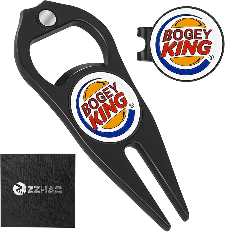 ZZHAO Golf Divot Tool and Golf Ball Marker, Divot Repair Tool,Golf Accessories for Men, Funny Gifts for Men, Tools for Men