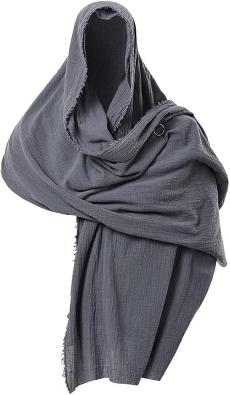 GRACEART Post Apocalyptic Shawl Scarf Shaman Cowl Medieval Costume Sash