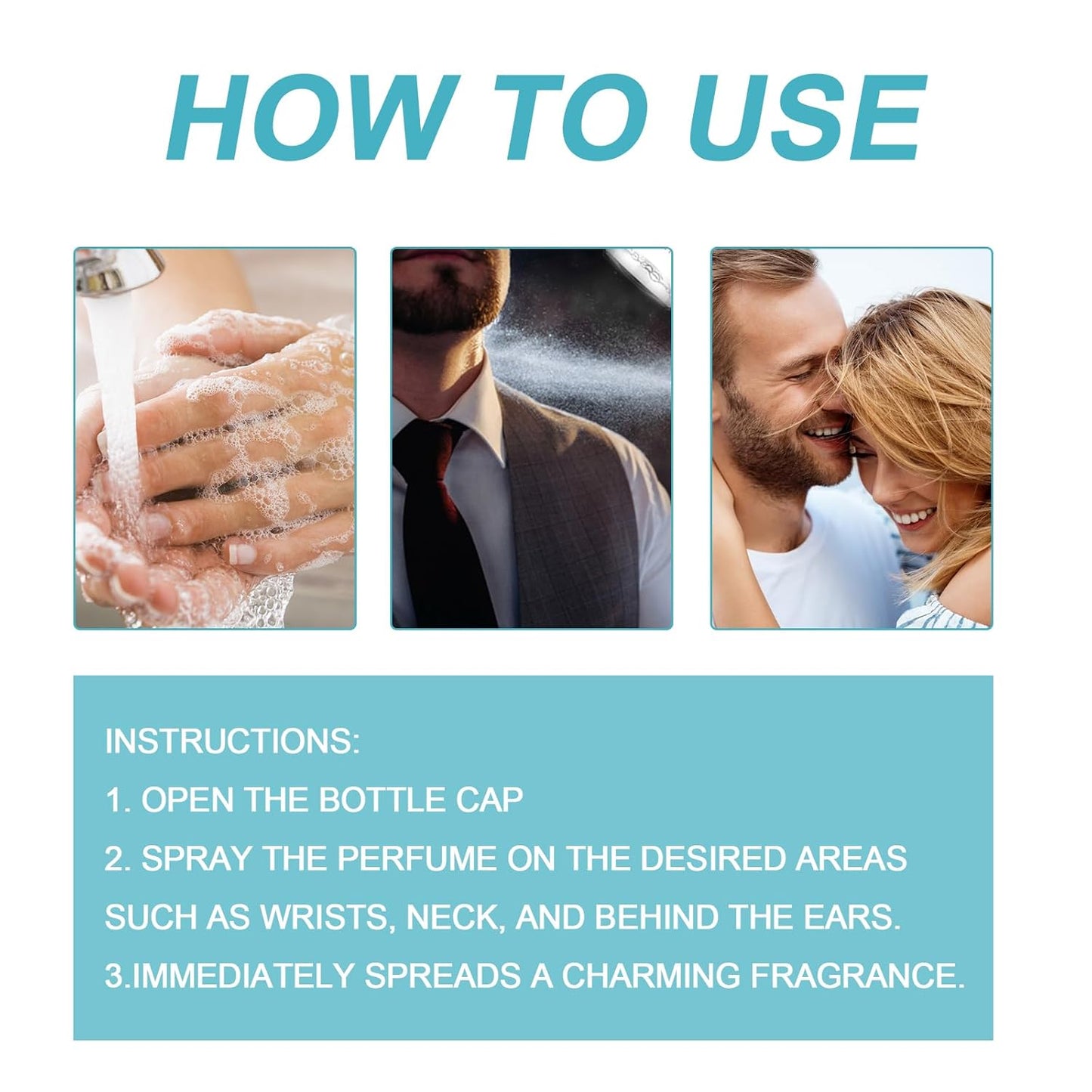 Pheromone Cologne for Men, Hypnosis 2.0 Cologne for Men, Long-Lasting Fragrance 50ml