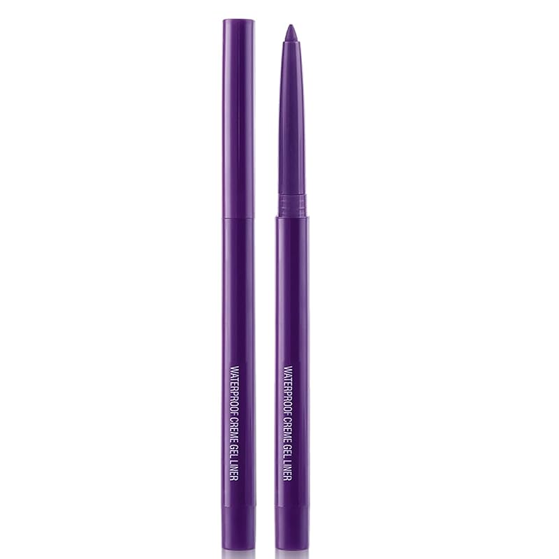 Eyeliner Pencil, Waterproof Eyeliner Long-lasting, Light-blue Eyeliners, High-Pigmented Colorful Eyeliners Easy To Use Eye Liner Pen for Women, Light-blue