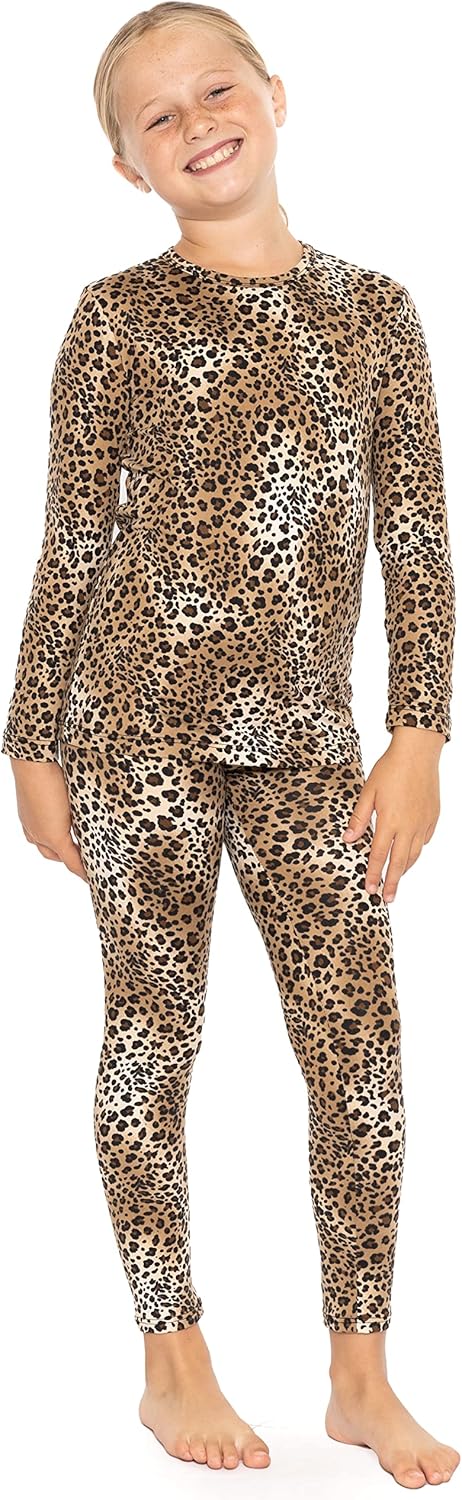 STRETCH IS COMFORT Oh So Soft Youth Girls Long Sleeve Crew and Leggings Set, Includes Top and Bottom