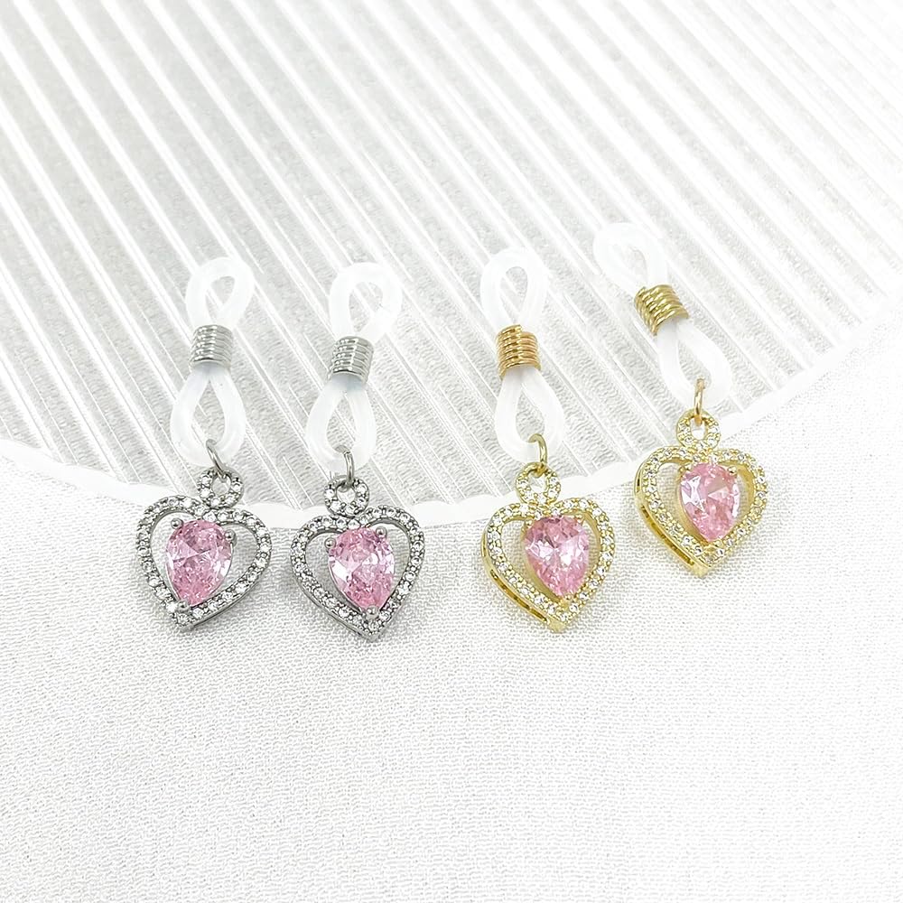 Non Piercing Nipple Rings Nipple Noose Fake Nipple Jewelry Adjustable Fake Nipplerings Non Pierced Body Jewelry for Women (Heart(Silver))