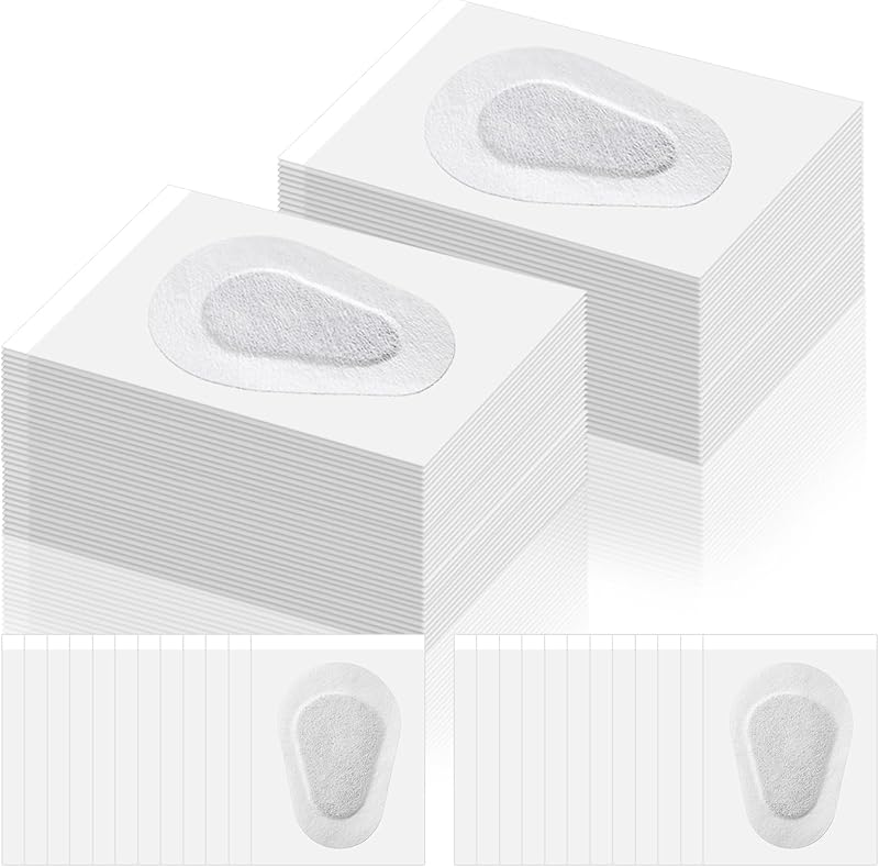 Panitay 40 Pcs Adhesive Eye Patchesfor Men Disposable Eye PatchesLatex Free Adhesive Bandages(3 x 2 Inch,Blue)