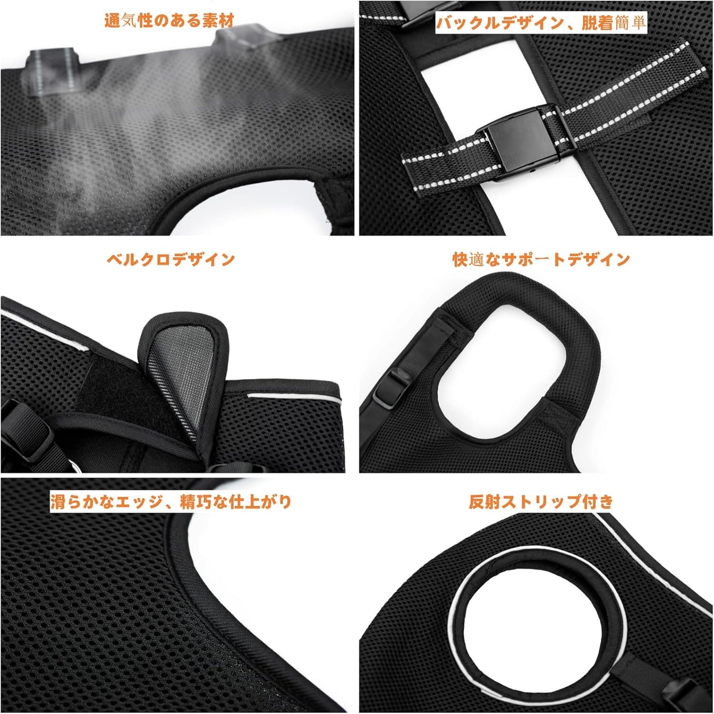 GIIPET-Dog Careハーネス Summer Ventilation Dog For nursing careハーネス Walking aid Old Dog けが Nursing Supplies Easy to put on and take off Old Dog/Blame me/surgery/Recovering quickly/Illness Medium-sized dog Small Dog Care Clothing Foot Obstacle リハビリ Take a walk