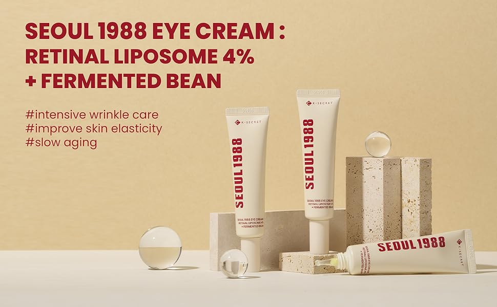 KSECRET SEOUL 1988 Eye Cream : Retinal Liposome 4% + Fermented Bean, 30ml/1.01 fl.oz.