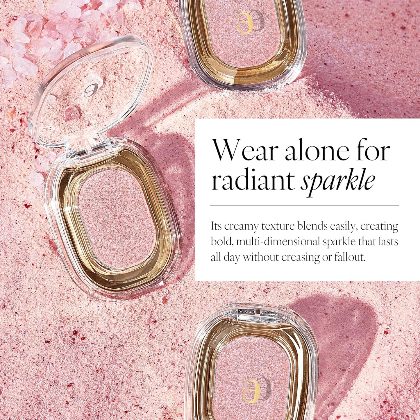 SPARKLE SPOT 515 RED SALT PINK CHICCHOC, High Shine Glitter Eye & Face Sparkle, Multi-Dimensional (1.7g, 0.004 oz.)
