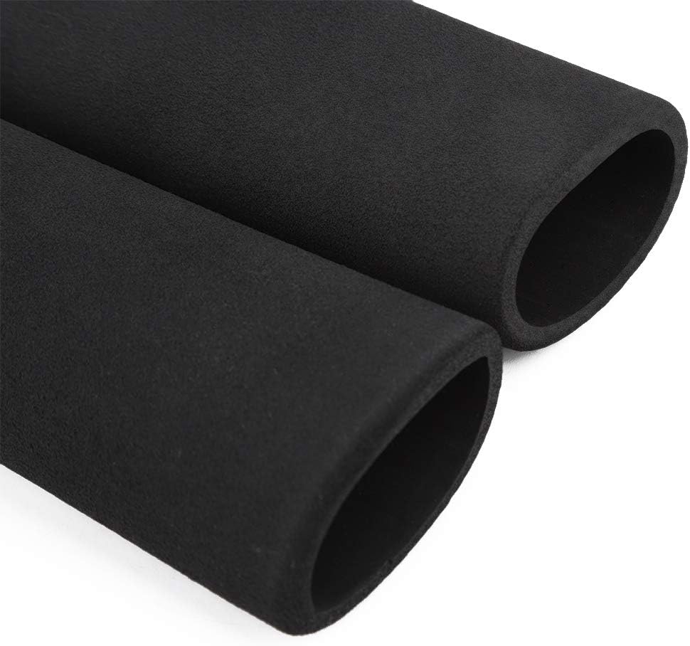 Motorcycle Handle Cover, 2pcs Motorcycle Non-Slip Anti Vibration Soft Foam Handlebar Grip Cover, Black