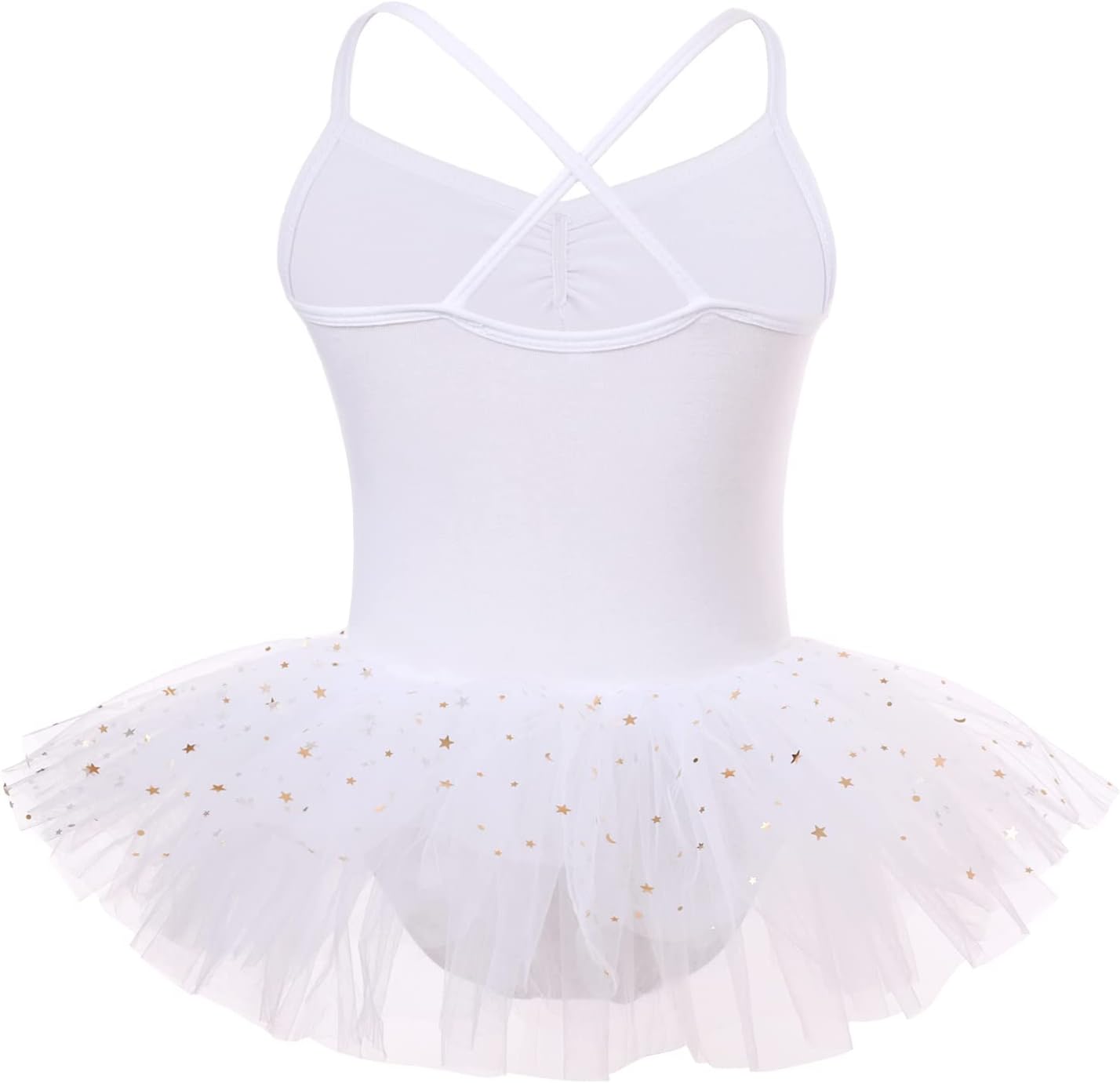 Bezioner Girls' Ballet Dress with Tutu Skirt Children Cotton Leotard Sleeveless Dance Outfits - TrendyLookz