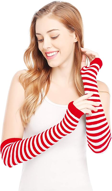Bienvenu Punk Gothic Rock Long Arm Warmer Fingerless Gloves - TrendyLookz