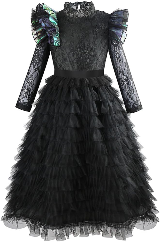 Movie Elphaba Cosplay Dress Hat Girls Glinda Elphaba Costume Tutu Funny Skirt for Halloween Party