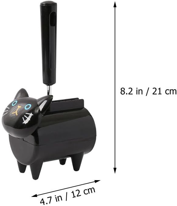 VANZACK Tierhaarentferner Cartoon Design Wiederverwendbare Fusselrolle - Tragbarer Haarentferner FüR Kleidung, MöBel Und Autos, Waschbare Fusselrolle Mit 8Cm Kleberolle