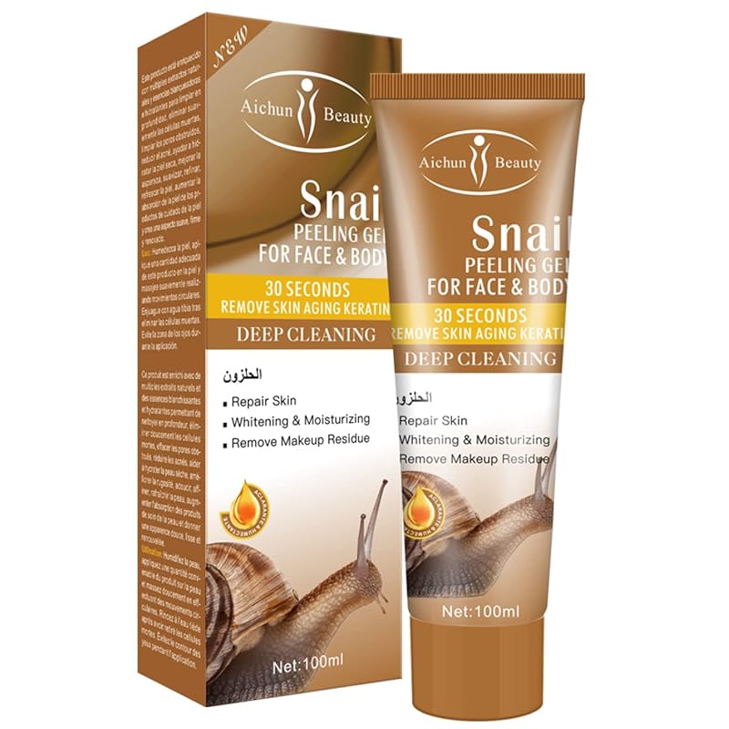 AICHUN BEAUTY Peeling Gel Face Body Removes Skin Aging Keratine Deep Cleaning Moisturizing Refresh Skin Smooth (ARABIC COFFEE PEELING GEL)