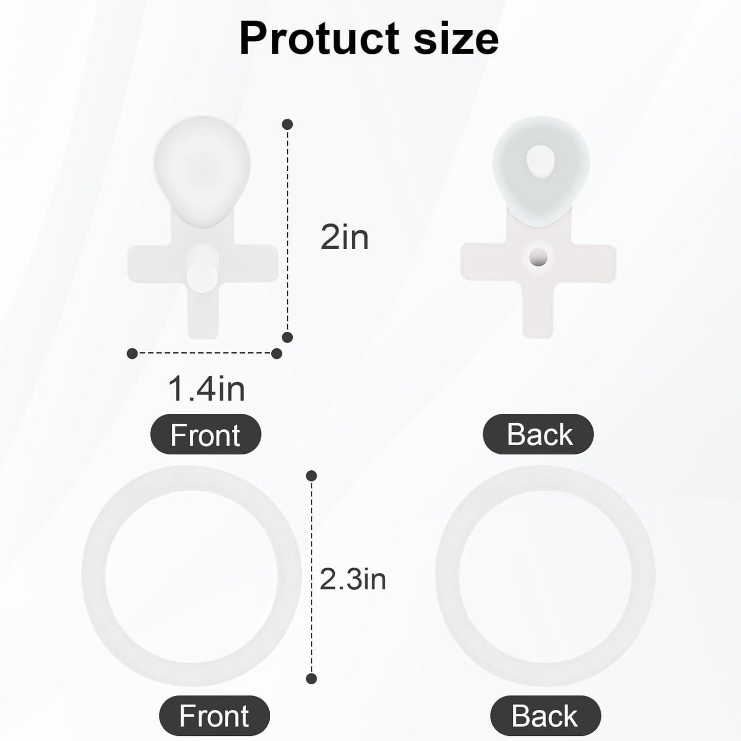 Replacement Leak Stopper for Thermos Funtainer 16 Oz Stainless Steel Vacuum Insulated Bottle (6+6)