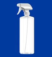 Bar5F Plastic Spray Bottle, 12 oz | Leak Proof, Empty, Trigger Handle, Adjustable Fine to Stream, Refillable, Hair Salons & Spas, Household Cleaners, Cooking | Smoke Grey (1)