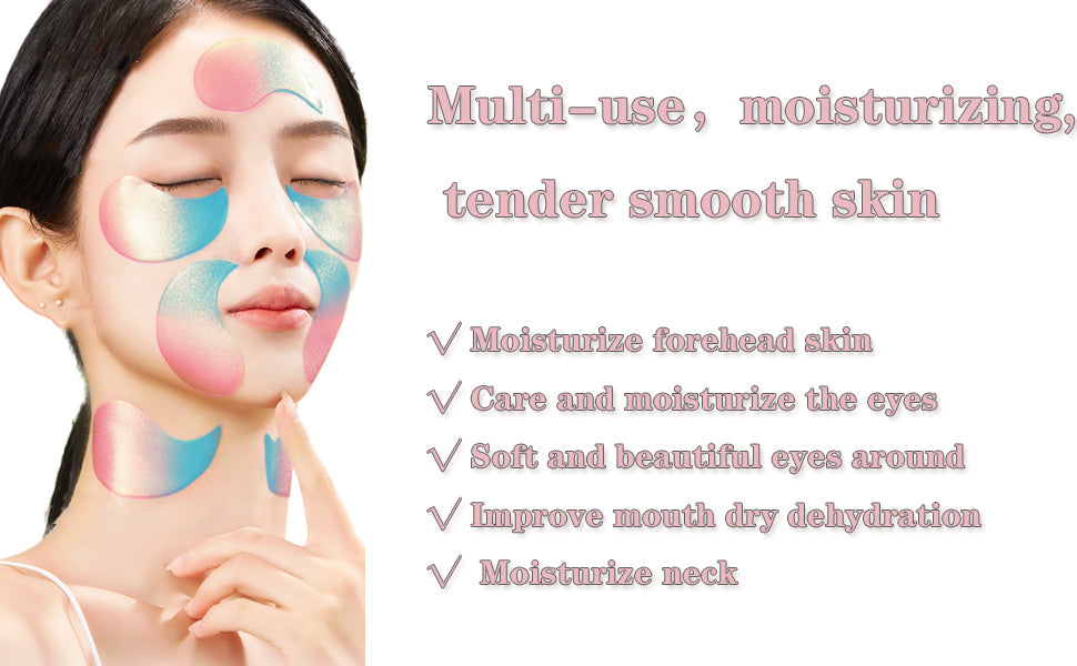 Sakura Eye Masks, 30 Pairs Collagen Gel Under Eye Patches, Crystal Eye Masks Reduce Wrinkles and Dark Circles, Moisturizing & Anti-Aging Reducing Eye Wrinkles Skincare