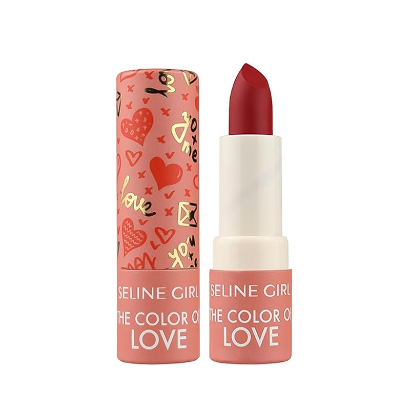 Love Lipstick Makeup, Lip Stain for Women Girls, Vivid Colors Long Lasting Lipsticks, Lip Balm Waterproof, Lipgloss for Girls, Lip Tint Misty Mud Texture #rose pink