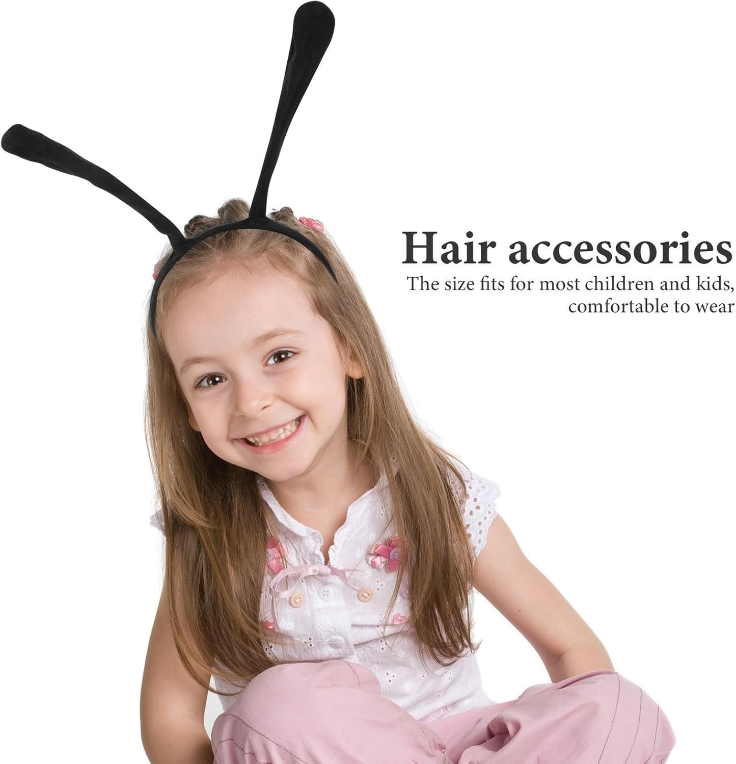 ABOOFAN Tentacle Headband Ant Antenna Headband Cartoon Animal Tentacle Hair Bands Hair Hoops Cosplay Party Makeup Headband (Black)