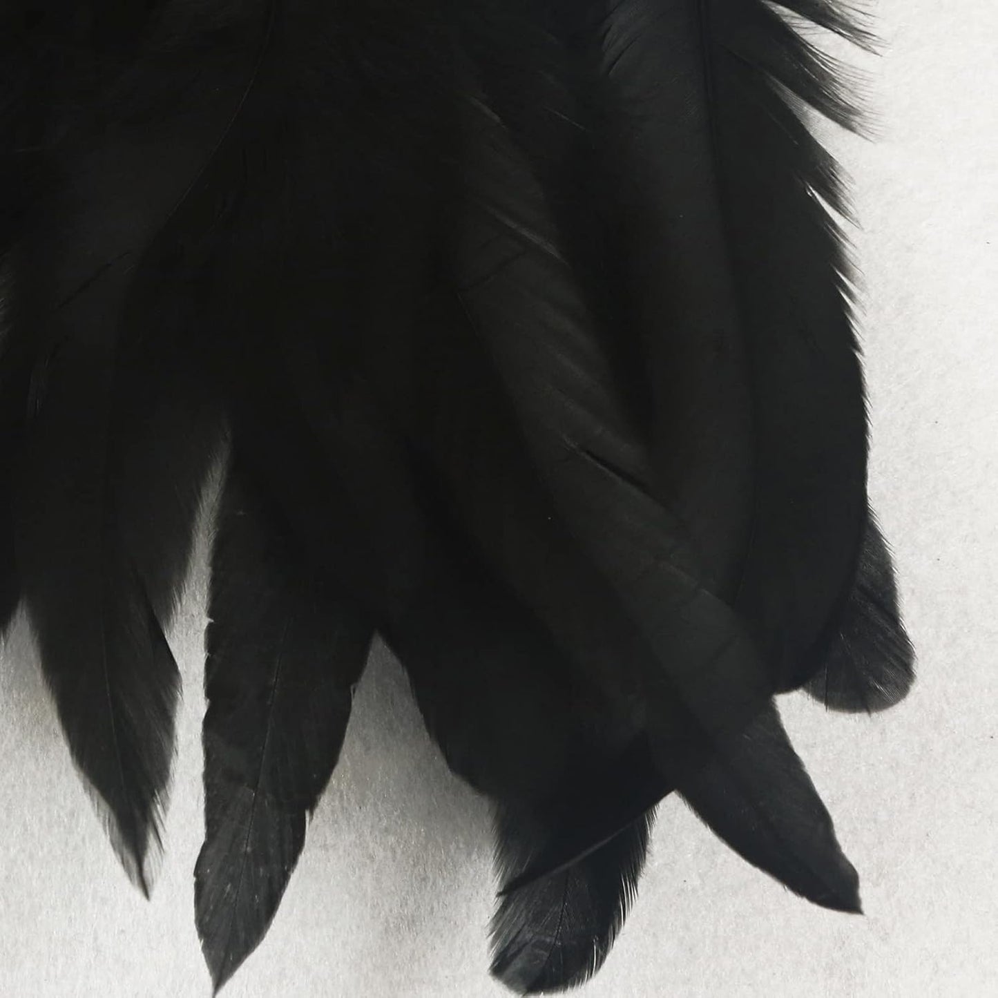 Black Lace Feather Gloves Cuffs for Women Cosplay Costume Accessories with Swan Wrist Bands