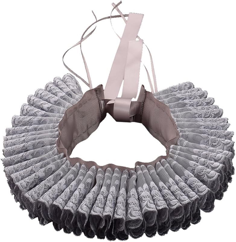 GRACEART Renaissance Elizabethan Ruff Collar Neck Ruffle