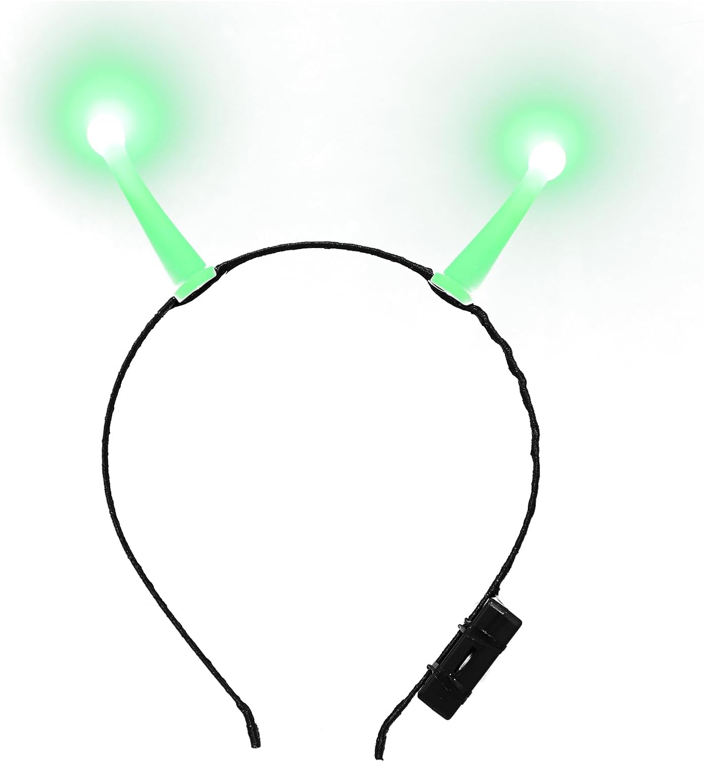 IMIKEYA Glowing Alien Headband Led Glow Alien Accessories Alien Headpiece Halloween Alien Accessories Light up Alien Headbands Antenna Plastic 's Apparel Make up
