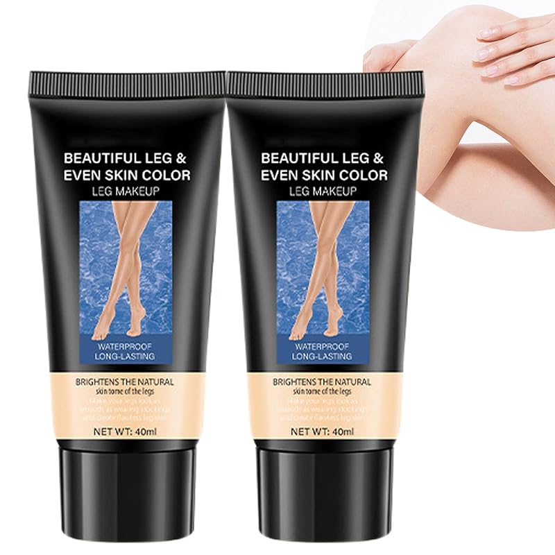 Dulele Leg and Body Makeup Foundation, Waterproof Leg & Body Tattoo Scar Cover up, Body Coverage Tattoo Concealer, No Transfer, Covers Varicose Veins for All Skin Tones (Bronze, M)