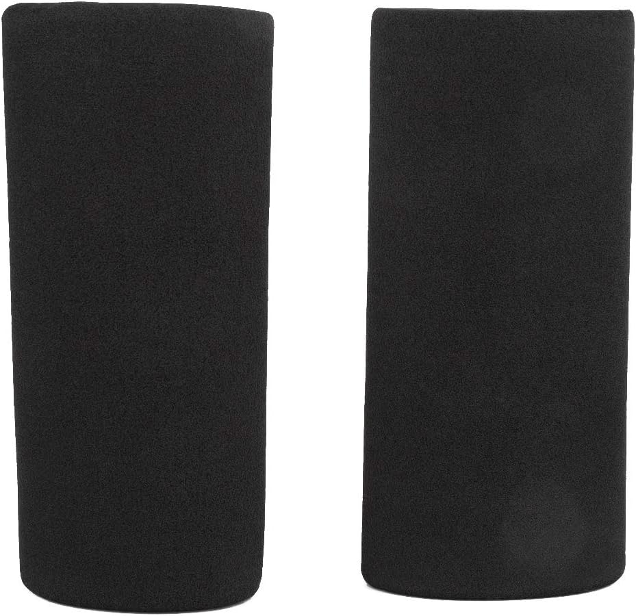 Motorcycle Handle Cover, 2pcs Motorcycle Non-Slip Anti Vibration Soft Foam Handlebar Grip Cover, Black