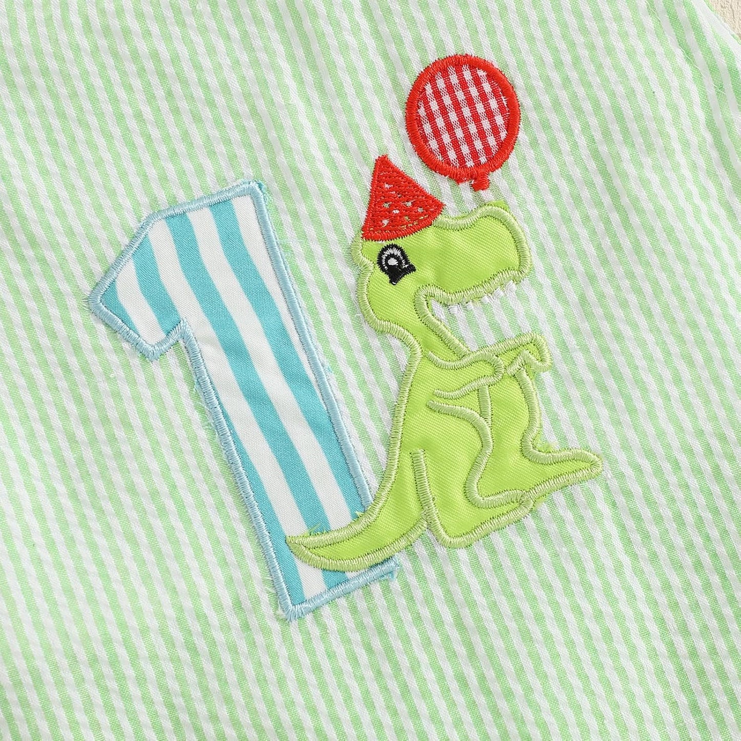 Baby Boy Birthday Outfit Sleeveless 1st Embroidery Birthday Romper Jumpsuit Cute One Piece Cake Smash Outfits